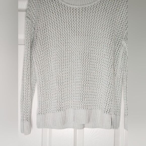 Unbranded L Snow White Knit Longsleeves RAMIE Blend Women’s Sweater - Picture 3 of 7